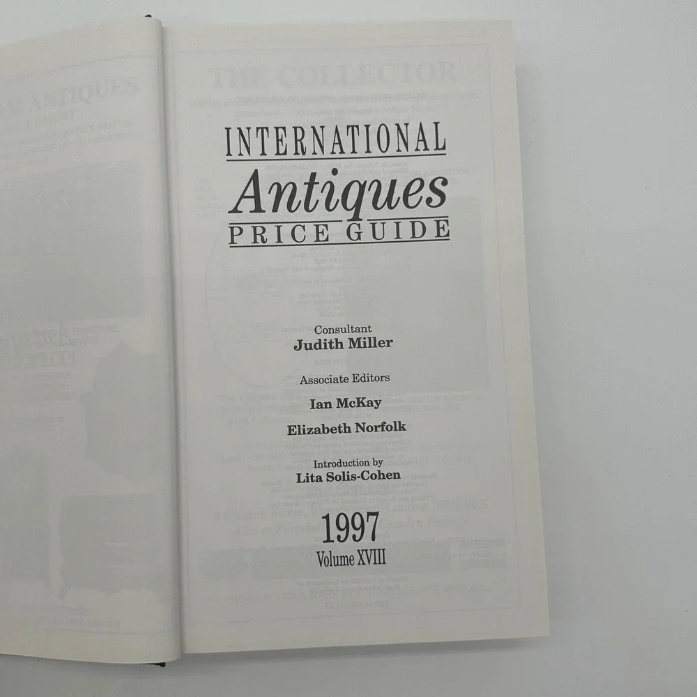Miller's International Antiques Price Guide 1997 Professional Handbook Vol XVIII